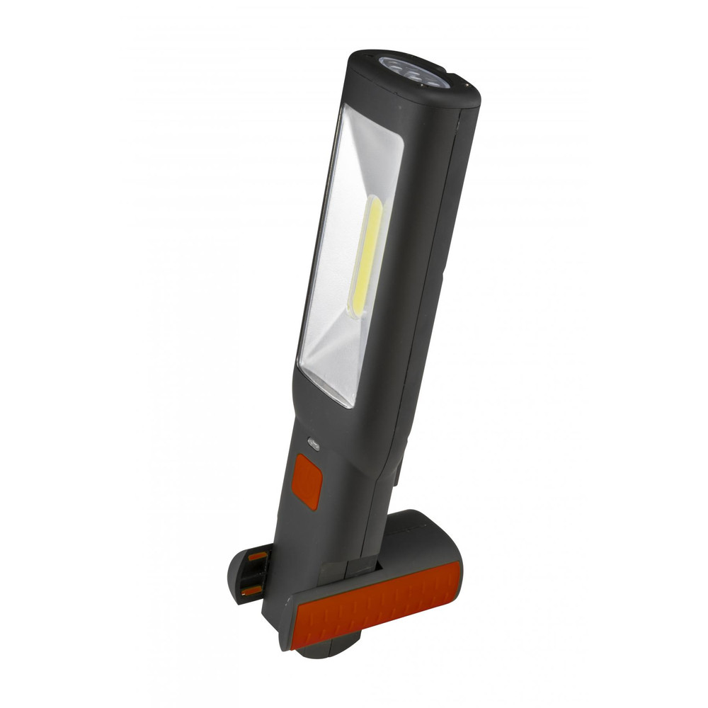 HOME WL 3W+7L LED-es újratölthető szerelőlámpa, 3W COB LED + 7 LED