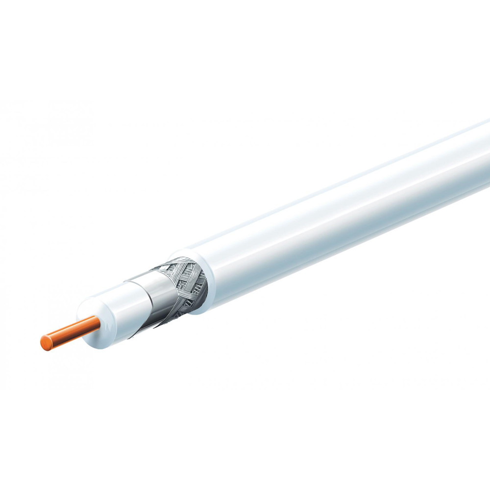 USE RG 6U/WH 75 ohm koax kábel hab.PE szig.