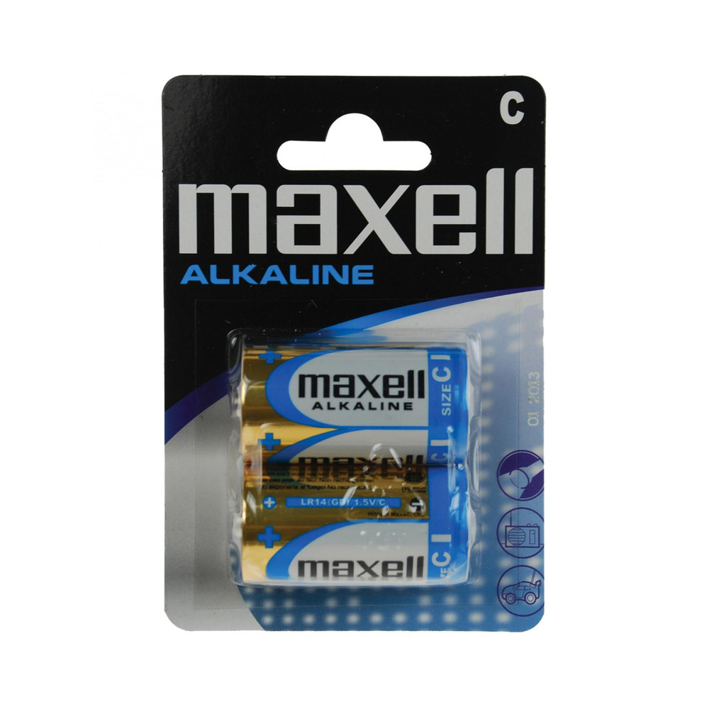 Maxell Maxell LR14 C elem, alkáli, 2db/bliszter