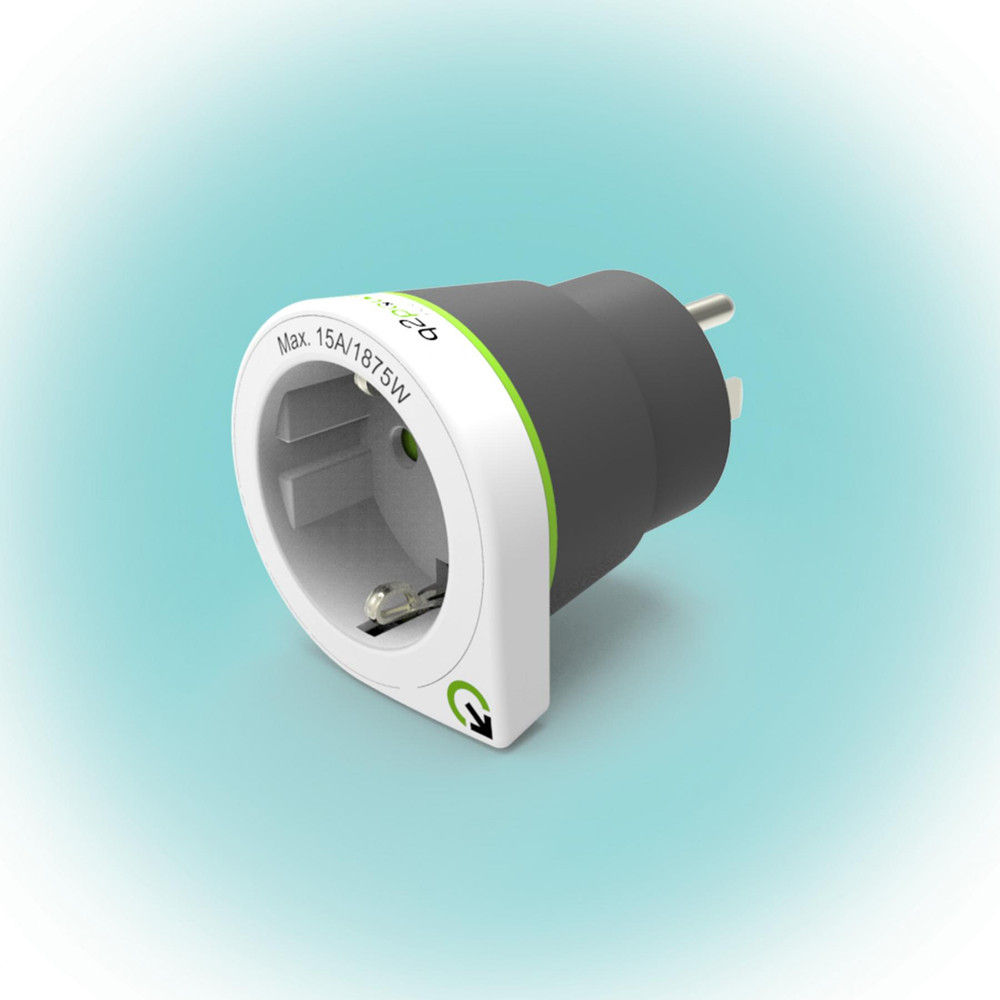 Q2 power 1.200110 Utazóadapter "Europe to USA" Q2