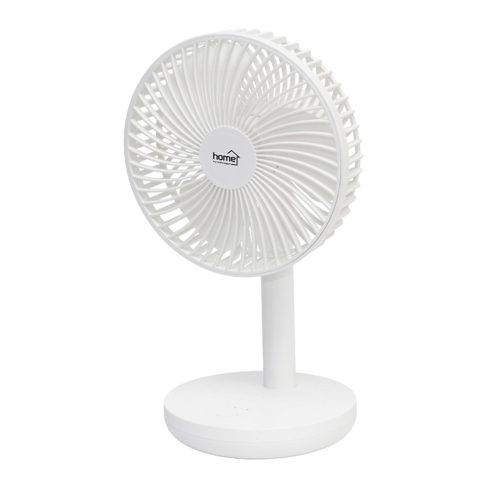 Somogyi TF 14B Asztali, akkumulátoros ventilátor, 14 cm, fehér