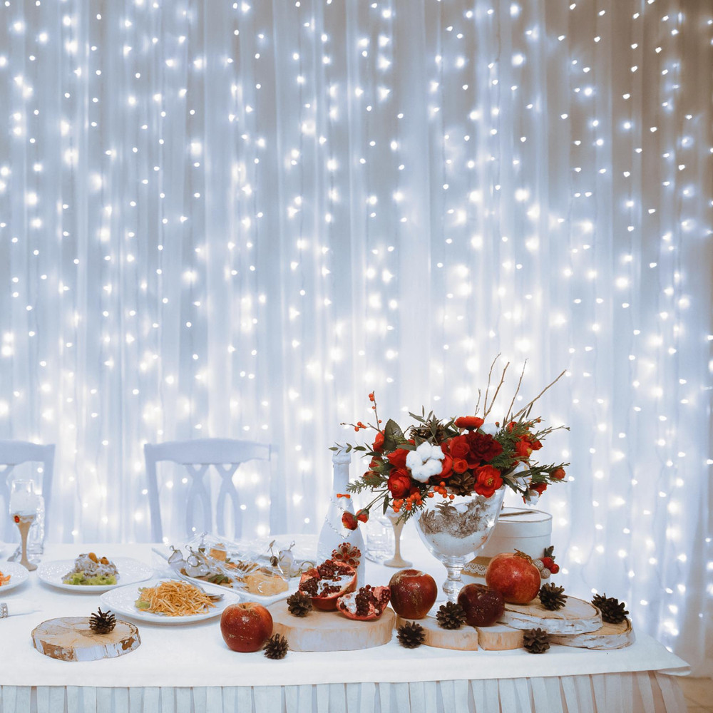 HOME by Somogyi DLF 600/WH LED-es fényfüggöny, 2x3 m / 600 LED, sorolható, hidegfehér