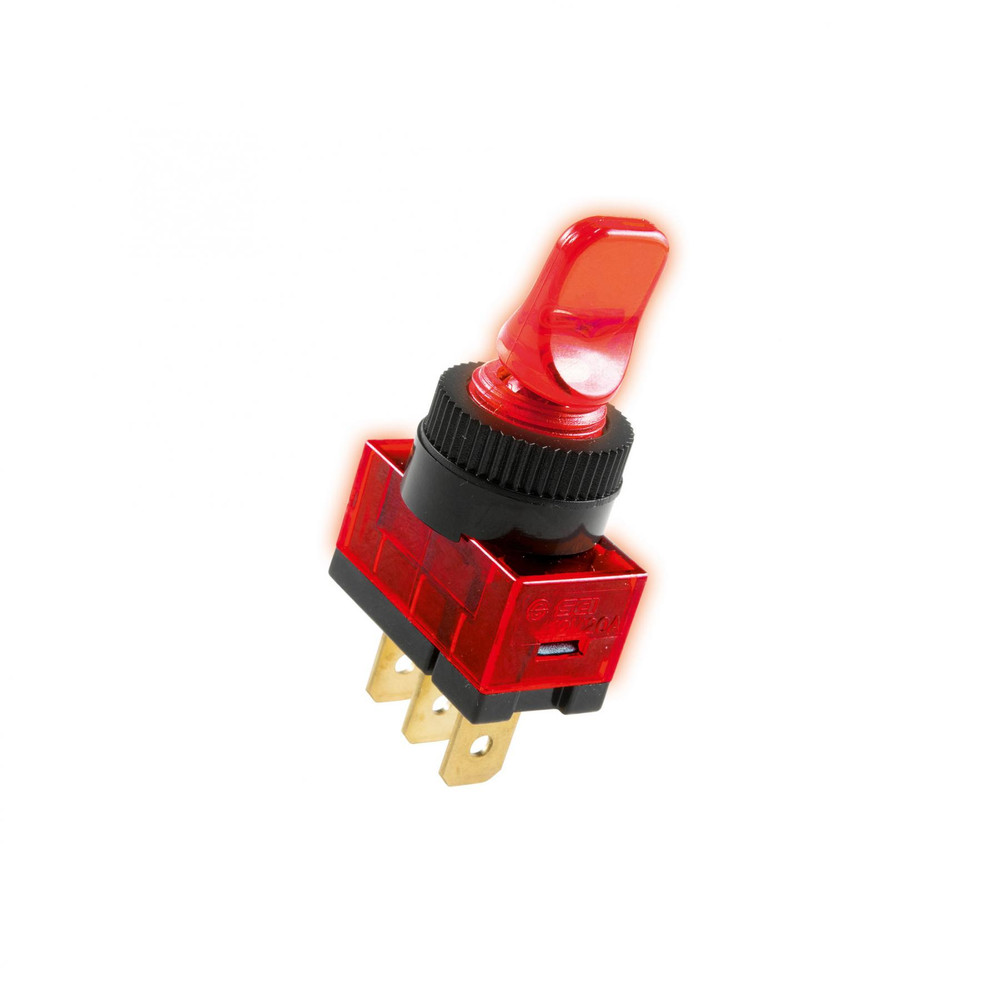USE AK 01 Kapcsoló 12V 1ák világító piro