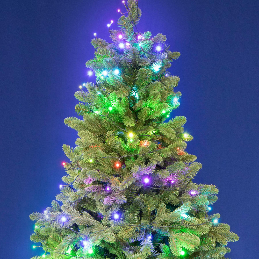 HOME by Somogyi LEDS096V iSparkle LED-es fényfüzér, SMART, RGB, 96 LED, IP44