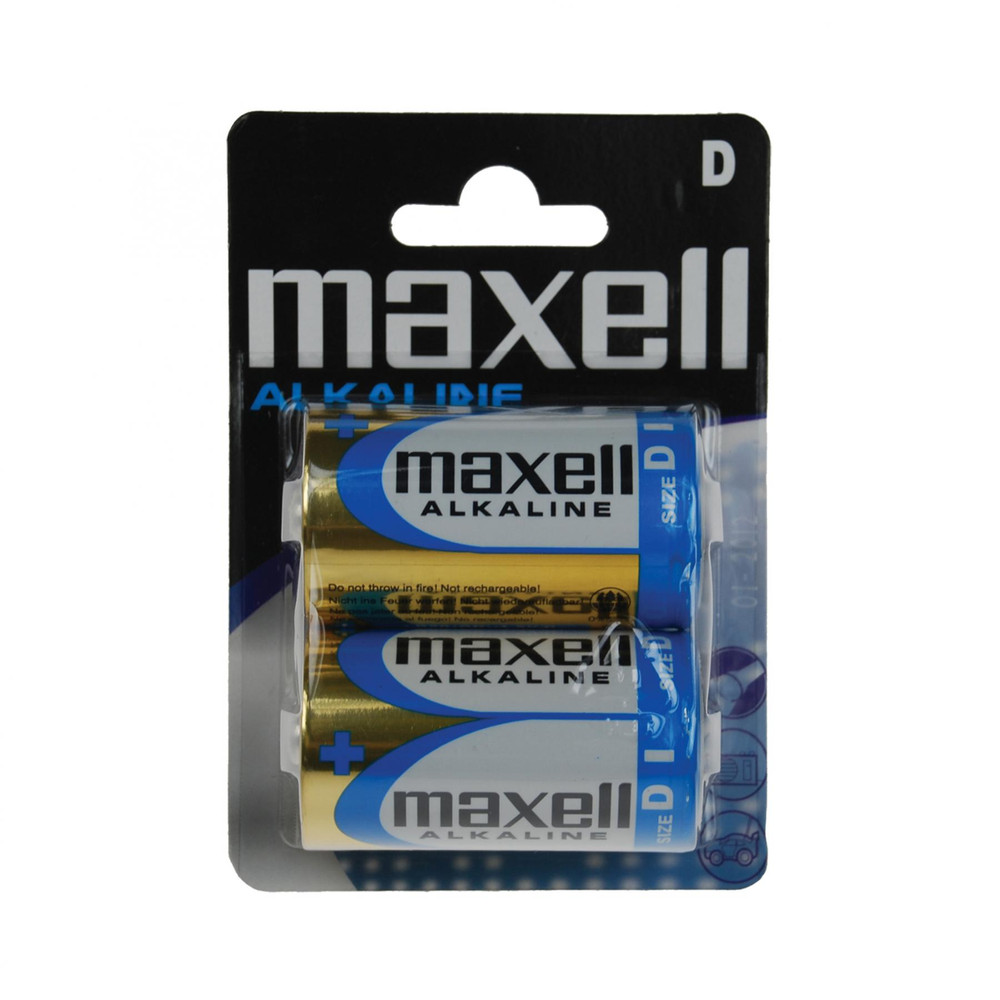 Maxell Maxell LR20 D elem, alkáli, 2db/bliszter