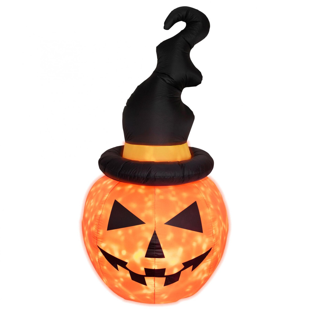 HOME by Somogyi KD 180 T Felfújható Halloween tök, 180 cm, belső LED projektorral