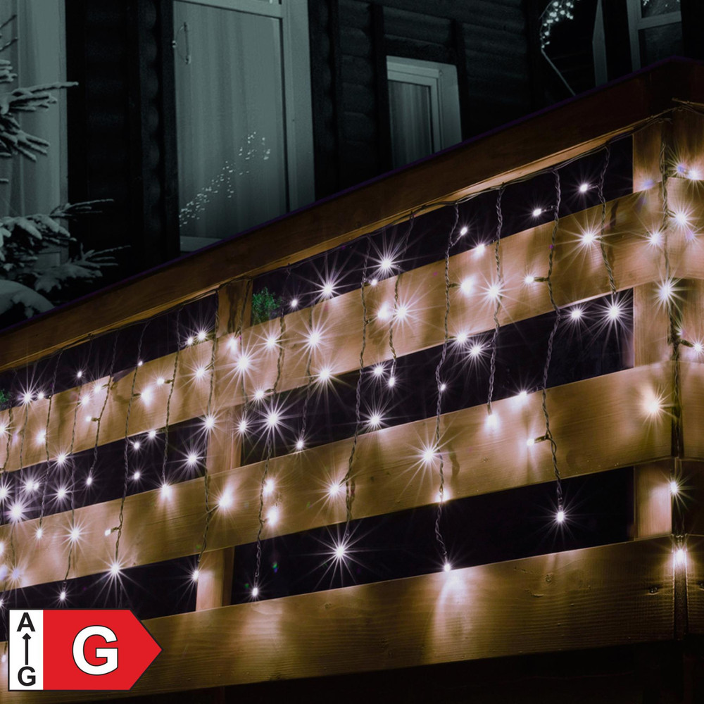HOME by Somogyi KSF 200/WH Sorolható fényfüggöny, 200LED, fehér, kültéri