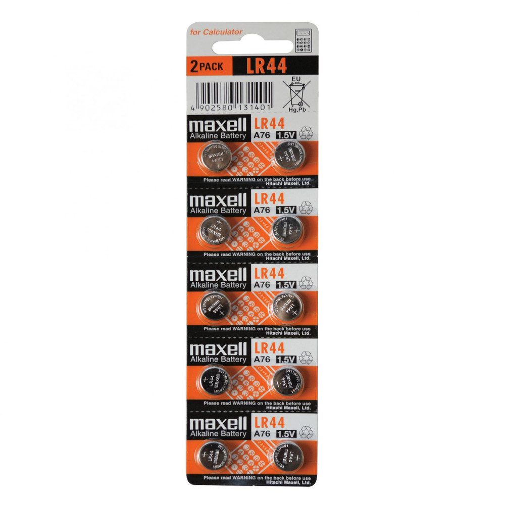 Maxell Maxell LR44 gombelem, alkáli LR44