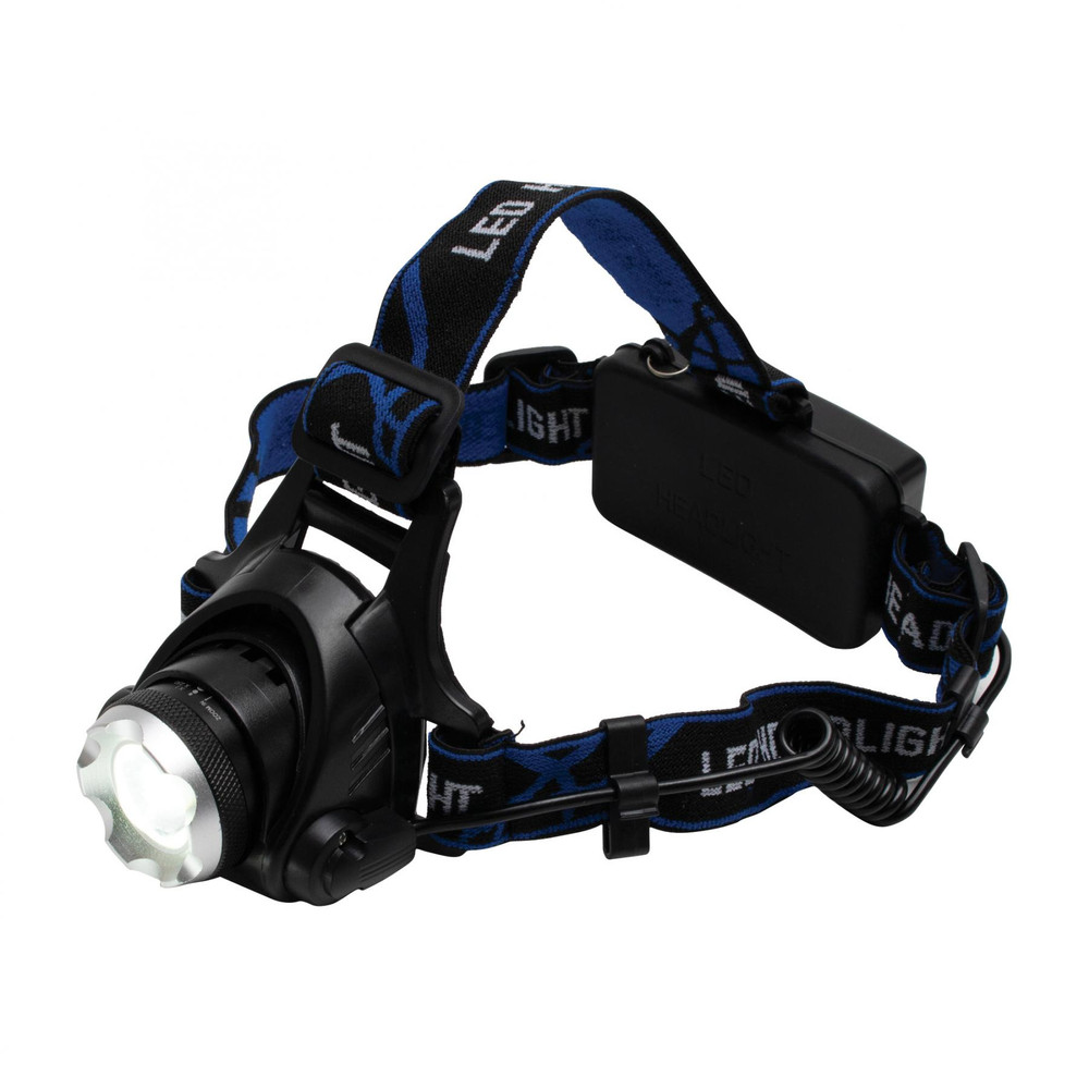 HOME HLM 5R LED-es tölthető fém fejlámpa, zoom, 1000 lumen
