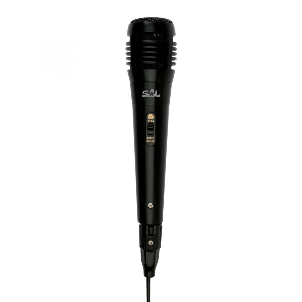 SAL M 61 Kézi mikrofon, fekete, XLR-6,3mm