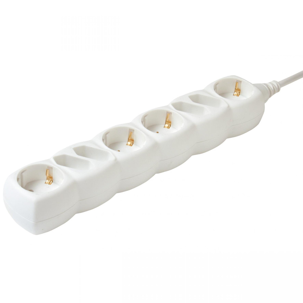 HOME NV 18/WH 4euro+4védőér. aljzat 1.5m