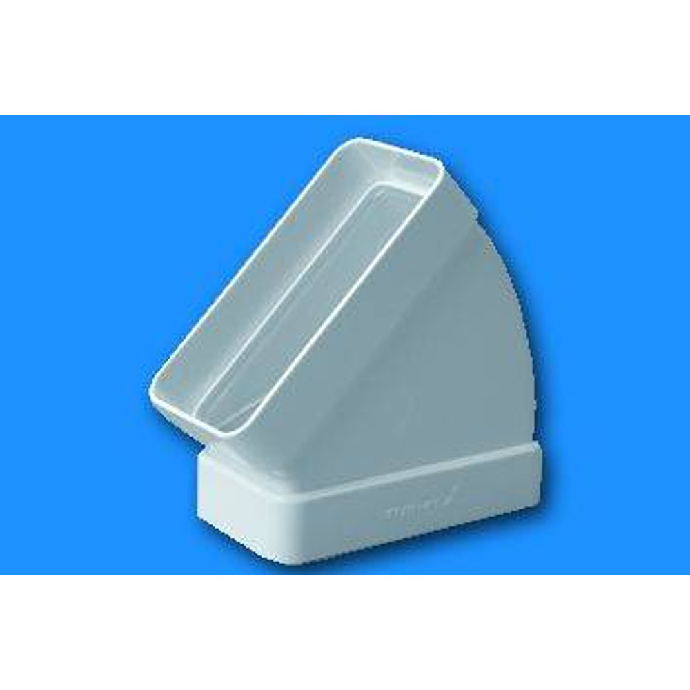 GONAL TP-1075 lapos csatorna 45° vízszintes, 55x220 Fehér