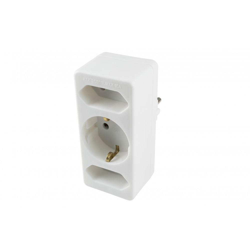 HOME NV 13/WH 2euro+1védőér. alj elosztó
