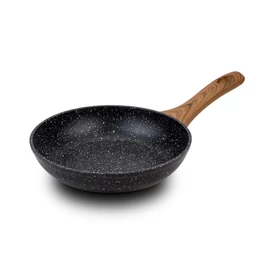 NAVA-GUARDINI 10-144-110 Nava Wok Serpenyő 28 cm tapadásmentes kőbevonattal