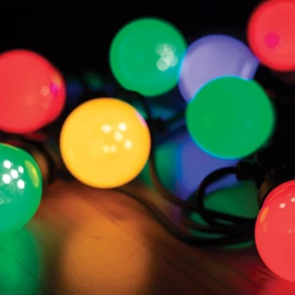 HOME LPL 30/M LED kültéri fényfüzér, 30 színes gömb, 14,5 m