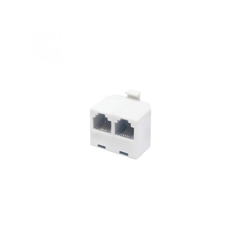 USE BLISZTER TS 16-2WH/X Tel.elosztó,6P4C, 1d-2a,fehér