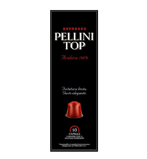 PELLINI TOP Nespresso kompatibilis kávékapszula, 10DB